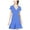 Blue - medblue, variant on bar III Womens Seam-Detail Fit & Flare Dress, Purple, 14
