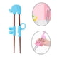 thumbnail image 4 of 1 par de palillos para entrenar a principiantes: palillos tramposos y fáciles de utilizar, ayudante de palillos de aprendizaje, palillos B perfecl  palillos para niños, 4 of 7