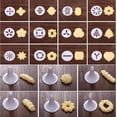 thumbnail image 3 of Prensa de galletas, Herramientas para hornear de cocina Kit de Pistola para Prensar Galletas de acero inoxidable con 12 moldes decorativos y 6 boquillas para hacer galletas DIY, Decorar, Hacer Churros, 3 of 4