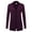 DARK PURPLE, variant on FashionMille Women's Open Front Long Sleeve Classic Knit Sweater Cardigan
