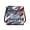 American Flag Eagle, variant on Tutolipy Waterproof Sling Bag for Weekend Activities Dating, PU Leather Adjustable Strap Satchel Bag, Southwestern Style Horse & Dreamcatcher Print