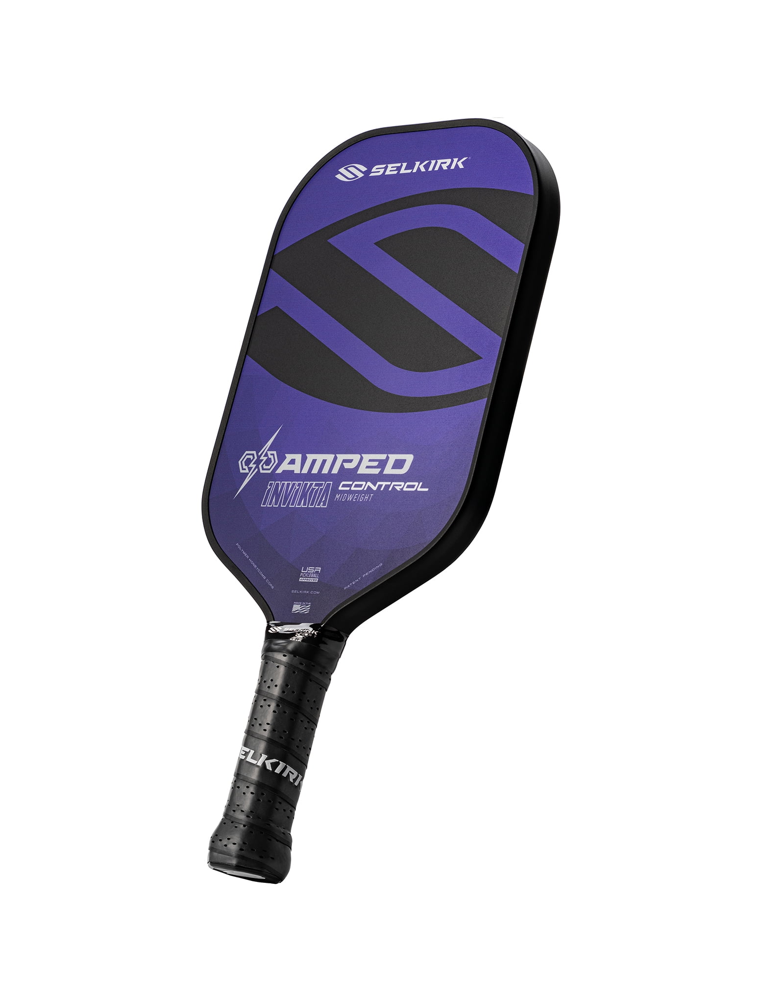 Selkirk Amped Control Invikta Pickleball Paddle – Midweight Composite Paddle for Spin & Control – USAPA Approved – for Beginner to Advanced Players, Indoor & Outdoor Use