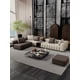 thumbnail image 5 of Customized Italian luxury minimalist piano key sofa large villa living room customized first floor cowhide piano leather sofa My Lux Decor Round, 5 of 28
