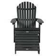 thumbnail image 2 of Highwood 2-pc King Hamilton Adirondack Set with 1 Folding Adirondack Ottoman - Folding and Reclining, Outdoor, Eco-friendly, Synthetic Wood, 2 of 7
