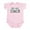 Petal Pink, variant on - DISC GOLF Coach Infant Bodysuit - Baby Light Bodysuit, Size Newborn - 24 Months