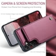 thumbnail image 2 of For Samsung Galaxy A37 A57 Case with Card Holder, Wallet Case for Women Men with RFID Blocking, Durable Leather Kickstand Magnetic Clasp Shockproof Phone Case, 2 of 11