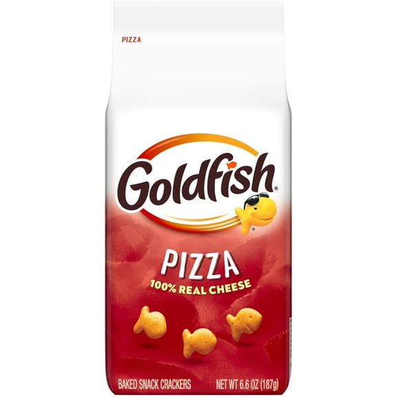 Goldfish Pizza Cheese Crackers, 6.6 oz Bag
