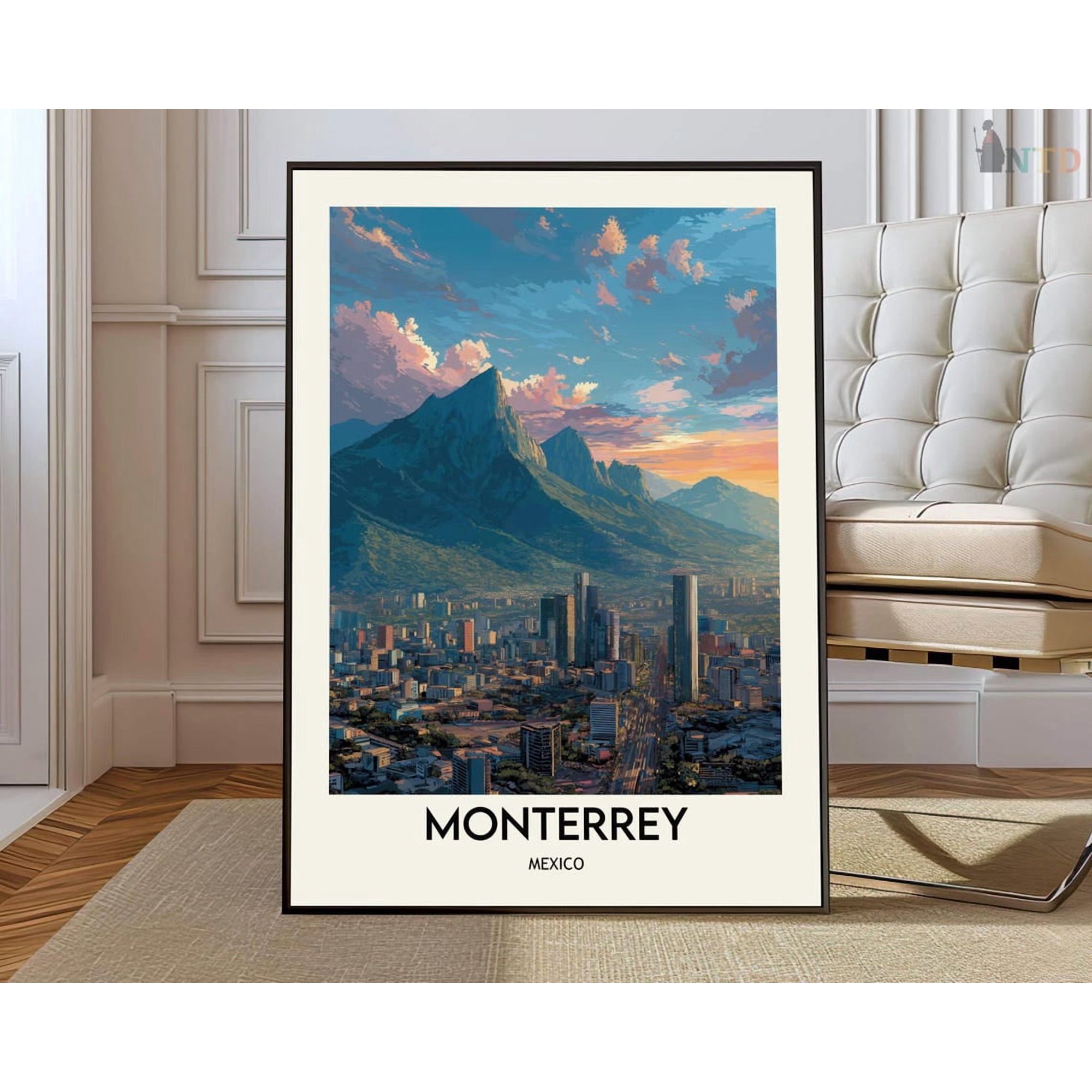 Monterrey Mexico Nuevo Leon Poster Unframed Paper Print