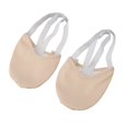 thumbnail image 1 of Zapatos De Baile De Media Suela Niñas, Zapatos De Baile De Media Suela Zapatos De Pirueta De Media Suela Color De Piel Suela De Cuero Desgaste Antideslizante Tela De Algodón, 1 of 7