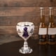 thumbnail image 4 of Copa de vino pequeña clásica, copas de vino, patrón, creativa, elegante, hecha a mano, como describir, 4 of 5