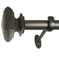 thumbnail image 1 of Decopolitan 27933-72CO Square Curtain Rod Set, 72 to 144-Inch, Toasted Copper, 1 of 5