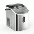 thumbnail image 2 of EUHOMY Chewable Nugget Ice Maker, 34.5lbs/24H, Portable Countertop Ice Machine with Handle & Self-Cleaning, Silver, 2 of 10