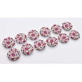 thumbnail image 7 of IBA Indianbeautifulart Pink Flower Watercolor Decorative Buttons For Sewing Crafting&nbsp;Handmade Button Canvas Fabric Buttons 25 Mm Pack Of 50, 7 of 7