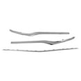 thumbnail image 2 of Front Bumper Lower Molding Trims, Durable 3pcs High Stability Bumper Impact Strip  for E-Class W213 Chrome, 2 of 7