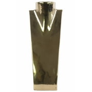 Benzara BM133468 Imposing Ceramic Bust Jewelry Display - Gold - 6 x 3.25 x 16.25 in.