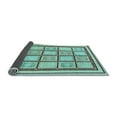 thumbnail image 2 of Ahgly Company Indoor Rectangle Abstract Light Blue Modern Area Rugs, 2' x 5', 2 of 4