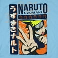 thumbnail image 2 of Naruto Uzumaki T-Shirt Boy's Tongue Out Pose Winky Face Short Sleeve Top, 2 of 5