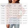 thumbnail image 3 of Bovxnpu Girls Long Sleeve Shirts Undershirts Girls Heart Print Long Sleeve Floral Base Layer Pullover Top Outfits, 3 of 6