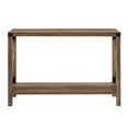 thumbnail image 2 of Pemberly Row 46" Metal Entry Table in Reclaimed Barnwood, 2 of 4