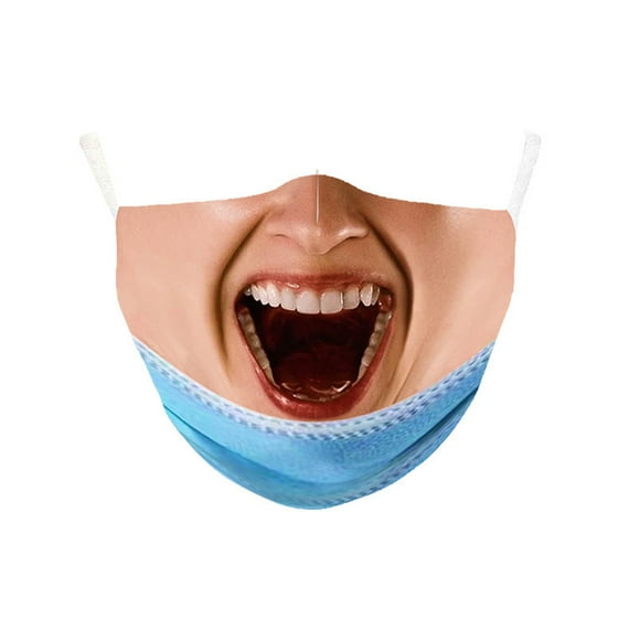 Zootealy Simuleeritud Face Mask Halloween naljakas hingatav vemp mask kaval mask