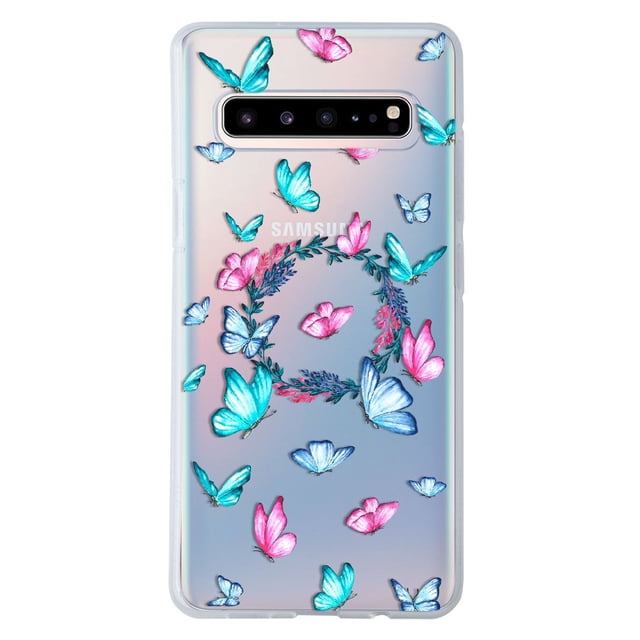 Funda para Galaxy S10 5G Butterfly Uso Rudo, InstaCase Protector para Galaxy S10 5G Antigolpes, Case Butterfly