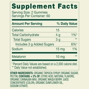 (3 pack) Spring Valley Extra Strength Melatonin for Sleep Support, Blueberry, 10mg, 120 Gummies