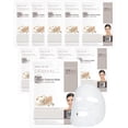 thumbnail image 1 of DERMAL Korea - 10 Mascarillas faciales: Pearl Collagen Essence Mask | Paquete de 10 Mascaras Coreanas con Polvo de Perla, Col&aacute;geno y Vitamina E. Piel Suave y Radiante, 1 of 7