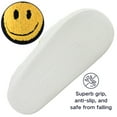 thumbnail image 2 of BERANMEY Cute Smile Face Slippers for Women Perfect Soft Plush Comfy Warm Slip-On Happy Face Slippers fo Women Indoor fluffy Smile House Slippers for Women and Men Non-slip Fuzzy Flat Slides, 2 of 9