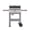 Silver, variant on Monument Grills 4-Burner Liquid Propane Gas Grill, 36,000 BTU Stainless Steel Outdoor Barbecue Grill, Clearview Lid, Foldable Side Shelf, Easy Cleanup, M400MF