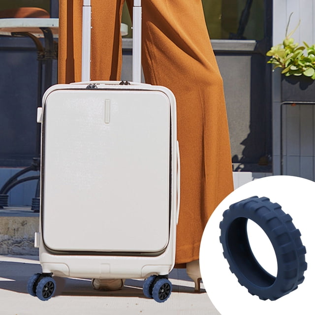 Suitcase Silica Gel Protective Cover Trolley Case Silent Universal Wheel Cover Wheel Noise Reduction Caster Protective Cover Can Increase Wear Resistance