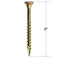 thumbnail image 4 of Grip-Rite #8 X 2 in. Star Drive Gold Construction Wood Screw 1 lb., 4 of 8