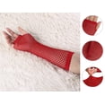 thumbnail image 2 of Unique Bargains Gants Résille Sans Doigts Longueur Coude pour Femmes 2 Paires, 2 of 5