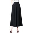 thumbnail image 4 of Outfmvch Wide Leg Dress Pants for Women，Skirt Pants for Women，Summer Pants for Women，Palazzo Pants for Women，Knee Length Skorts for Women，Culottes for Women，Skinny Jeans for Women， Black，L, 4 of 4
