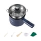 thumbnail image 5 of Olla eléctrica compacta de 1,8 l con protección contra sobrecalentamiento y hervido . Olla eléctrica para cocinar fideos, huevos y shabu shabu. azul con, 5 of 8