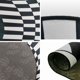 thumbnail image 5 of Billuyoard Alfombra de ilusión óptica 3D , alfombra de área hipnótica para dormitorio Kits de decoración para fiestas Blanco negro 100cm, 5 of 6