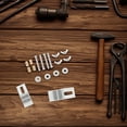 thumbnail image 4 of 1 Juego de Clips para fregadero de cocina, soporte debajo del fregadero, soportes para fregadero de cocina, soporte para fregadero, instalación de fregadero y Kit de reparación, 4 of 8