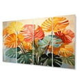 thumbnail image 2 of Designart "Citrus Jungle Foliage I" Tropical Metal Art Print Set, 2 of 5