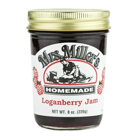 Loganberry Jam - Mrs. Miller's Loganberry Jam 8 oz. (3 Jars)