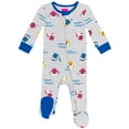 thumbnail image 3 of Pinkfong Baby Shark Infant Baby Boys 2 Pack Zip Up Sleep N' Plays Newborn to Infant, 3 of 5
