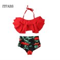 thumbnail image 3 of Honganda Mommy and Me Matching 2PCS Bikini Set, Family Swimsuit, 3 of 5