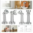 thumbnail image 5 of 4 Magnetic Door Stoppers Stainless Steel Wall Floor Mount Door Holder Heavy Duty, 5 of 6