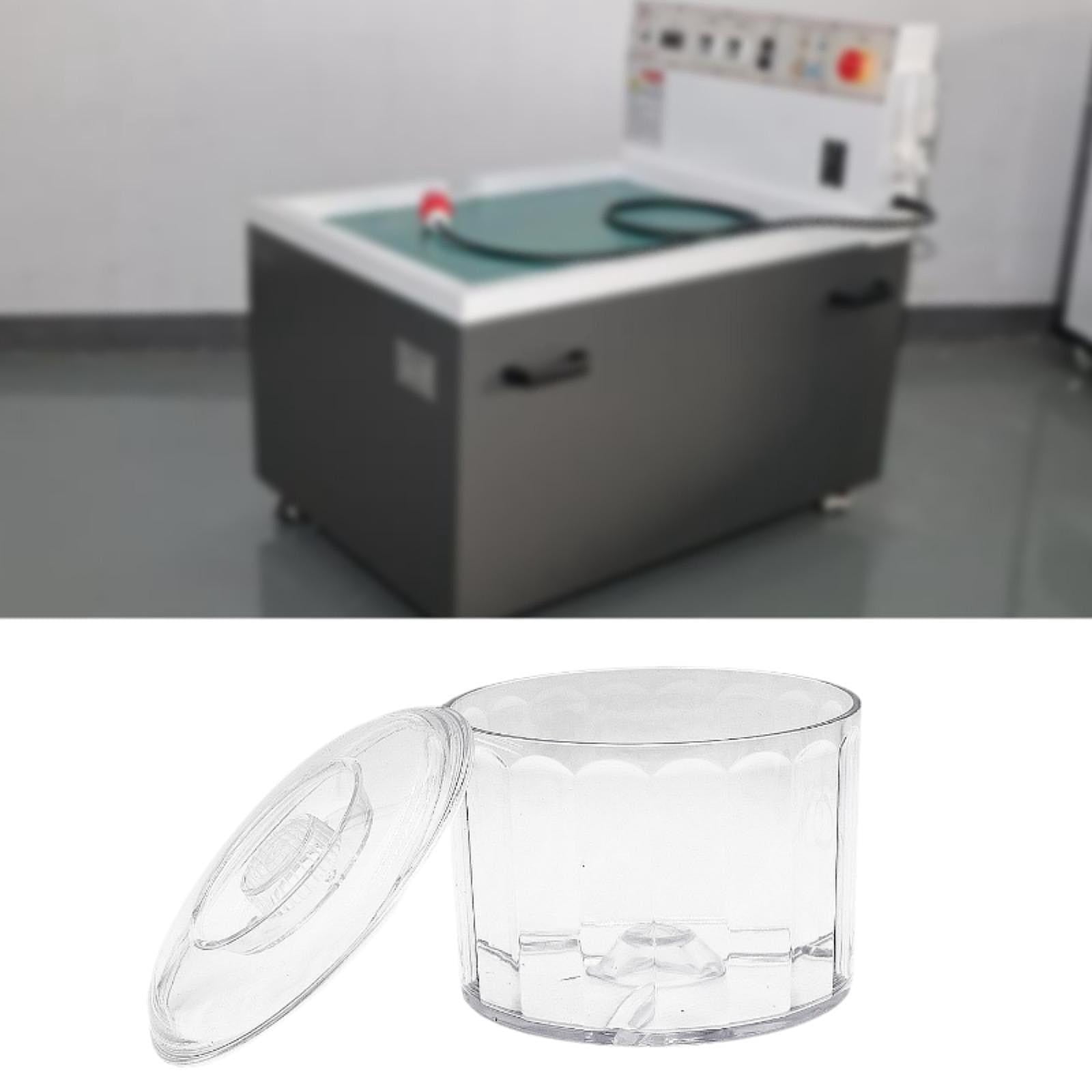 FVDPWYE Polisher Drum Pot Polisher Box Stable Easy to Use Multipurpose Jewelry Polishing 29cmx29cmx17cm
