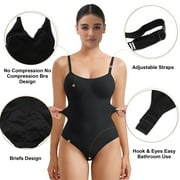 SHAPERX Brief Shapewear for Women Tummy Control Body Shaper Seamless Sculpting Bodysuit