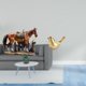 thumbnail image 2 of Figura de caballo,Figura coleccionable de caballo en miniatura,Figura de pájaro,Figura de pájaro dorado,decoración para el hogar,estatua de animal,Estatuas decorativas de pájaros, 2 of 8
