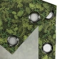 thumbnail image 4 of Ambesonne Sage Grommet Curtain, Evergreen Christmas Tree, 50" x 108", Olive Green Pale Green, 4 of 6