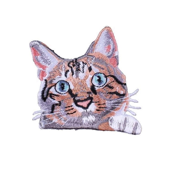 Giaone Sewing Cats Embroidered Patches Party Women Decorative Appliques