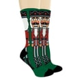 thumbnail image 2 of ThisWear Christmas Novelty Gifts Nutcracker Figures Soldier Winter Themed Socks 2-Pairs Novelty Crew Socks, 2 of 5