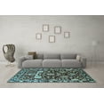 thumbnail image 3 of Ahgly Company Indoor Rectangle Oriental Light Blue Industrial Area Rugs, 7' x 9', 3 of 4