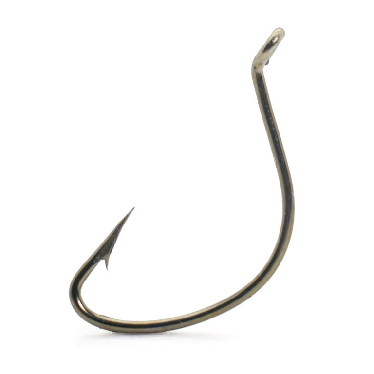  Treble Fishing Hook Strong Round Bend Treble Hooks  100PCS-200PCS Wide Gap High Carbon Steel Hooks for Lures Baits Size 1/0-14  Black : Sports & Outdoors