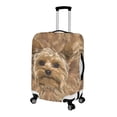 thumbnail image 2 of HELLHERO Yorkshire Terrier Easy Clean Luggage Covers for Friends, All Size Durable Bottom Zipper Baggage Case, 2 of 7